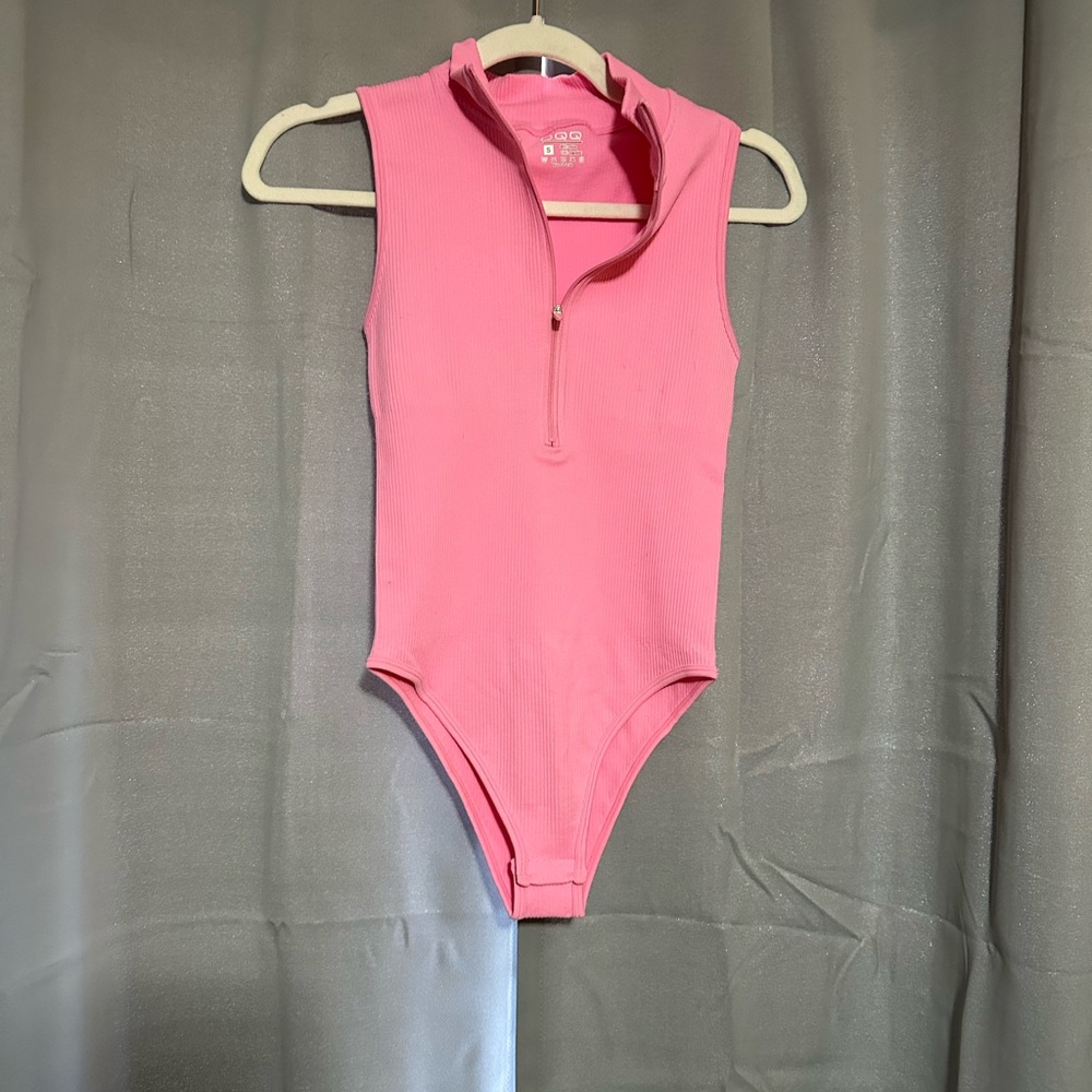 Pink Sleeveless One Piece